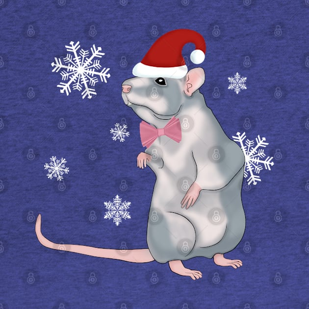 Christmas Rat by KateQR